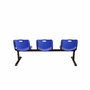 Piqueras y Crespo Bancada ISO 3 Plazas PVC Azul