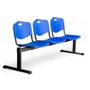 Piqueras y Crespo Bancada ISO 3 Plazas PVC Azul
