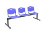 Piqueras y Crespo Bancada ISO 3 Plazas PVC Azul