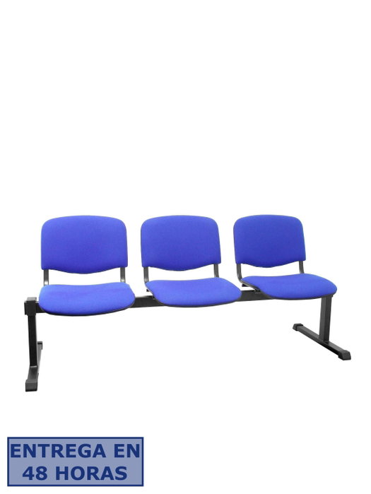 Piqueras y Crespo Bancada Iso 3 plazas azul Piqueras y Crespo Bancada Iso 3 plazas azul