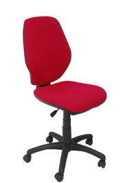 PIQUERAS Y CRESPO Silla Hoya con Mecanismo Sincro Tapizado Arán Rojo
