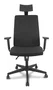 Piqueras y Crespo Silla I-Line con Cabecero y Brazos Regulables Negro