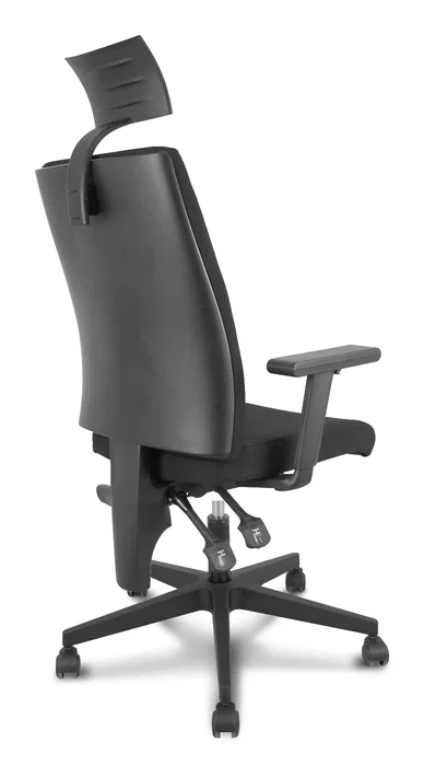Piqueras y Crespo Silla I-Line con Cabecero y Brazos Regulables Negro