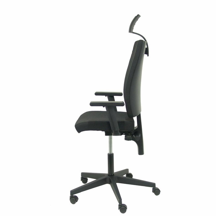 NOWY STYL Silla de oficina I-Line con brazos regulables y cabecero, Negro