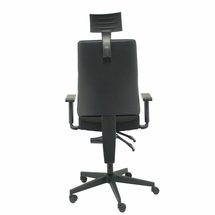 NOWY STYL Silla de oficina I-Line con brazos regulables y cabecero, Negro