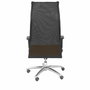 PIQUERAS Y CRESPO Sillón Albacete Sahuco XL Bali Naranja/Negro con Mecanismo Sincro y Base de Aluminio