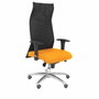 PIQUERAS Y CRESPO Sillón Albacete Sahuco XL Bali Naranja/Negro con Mecanismo Sincro y Base de Aluminio
