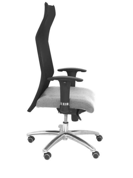 PIQUERAS Y CRESPO Sillón Sahuco XL Bali Gris Claro y Negro con Mecanismo Sincro