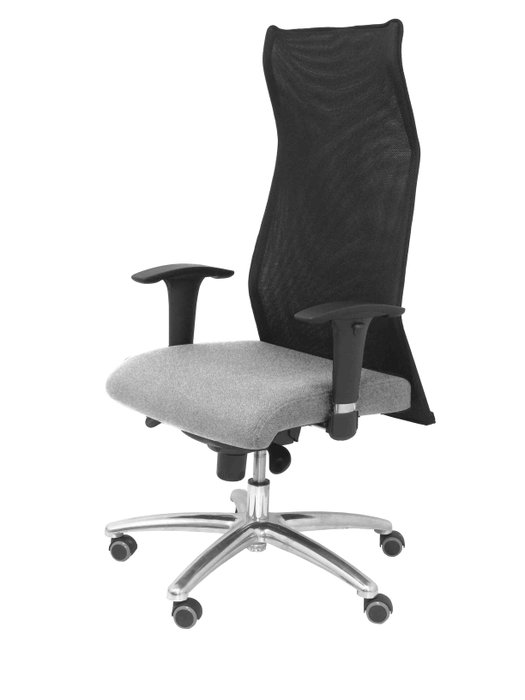 PIQUERAS Y CRESPO Sillón Sahuco XL Bali Gris Claro y Negro con Mecanismo Sincro