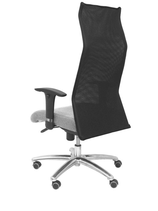 PIQUERAS Y CRESPO Sillón Sahuco XL Bali Gris Claro y Negro con Mecanismo Sincro