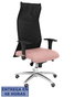 PIQUERAS Y CRESPO Sillón Albacete Sahuco XL Rosa y Negro