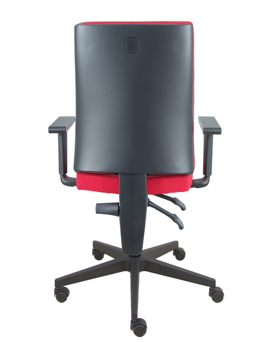 Silla de oficina I-Line con mecanismo Contacto permanente de doble maneta tapizada con Tela color Negro. Equipada con Base poliamida negra, Brazos 1D y Ruedas autofrenantes Silla de oficina I-Line con mecanismo Contacto permanente de doble maneta tapizada con Tela color Negro. Equipada con Base poliamida negra, Brazos 1D y Ruedas autofrenantes