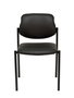 Piqueras y Crespo Silla fija Styl similpiel negro chasis negro