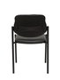 Piqueras y Crespo Silla fija Styl similpiel negro chasis negro