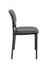 Piqueras y Crespo Silla fija Styl similpiel negro chasis negro