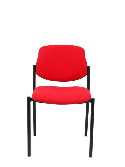 Silla Styl tapizada con Tela color Rojo. Sin brazos Silla Styl tapizada con Tela color Rojo. Sin brazos