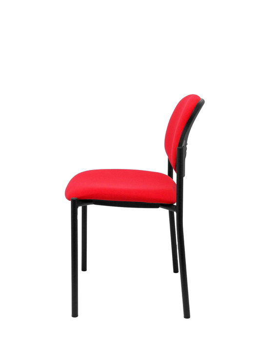 Silla Styl tapizada con Tela color Rojo. Sin brazos Silla Styl tapizada con Tela color Rojo. Sin brazos