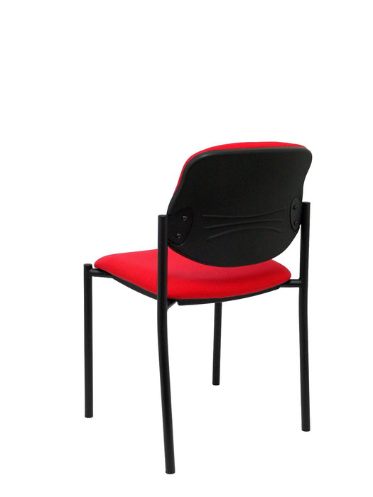 Silla Styl tapizada con Tela color Rojo. Sin brazos Silla Styl tapizada con Tela color Rojo. Sin brazos
