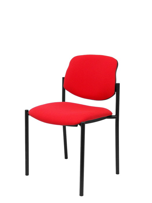 Silla Styl tapizada con Tela color Rojo. Sin brazos Silla Styl tapizada con Tela color Rojo. Sin brazos