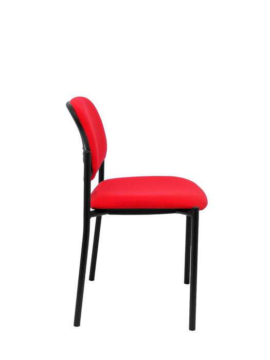 Silla Styl tapizada con Tela color Rojo. Sin brazos Silla Styl tapizada con Tela color Rojo. Sin brazos