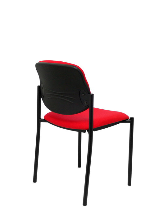 Silla Styl tapizada con Tela color Rojo. Sin brazos Silla Styl tapizada con Tela color Rojo. Sin brazos