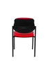 Silla Styl tapizada con Tela color Rojo. Sin brazos