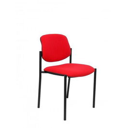 Silla Styl tapizada con Tela color Rojo. Sin brazos