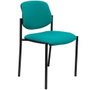 NOWY STYL Silla Styl tapizada en tela turquesa sin brazos