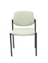 Silla Styl tapizada con Tela color Gris claro. Sin brazos