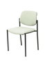 Silla Styl tapizada con Tela color Gris claro. Sin brazos