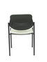Silla Styl tapizada con Tela color Gris claro. Sin brazos