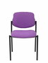 NOWY STYL Silla fija Styl Bali lila con chasis negro