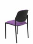 NOWY STYL Silla fija Styl Bali lila con chasis negro