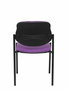 NOWY STYL Silla fija Styl Bali lila con chasis negro