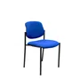 Piqueras y Crespo Silla fija Styl Bali azul marino chasis negro