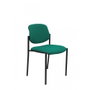 NOWY STYL Silla Styl Tapizada en Tela Verde Esmeralda Sin Brazos
