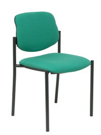 NOWY STYL Silla fija Styl Bali verde esmeralda chasis negro