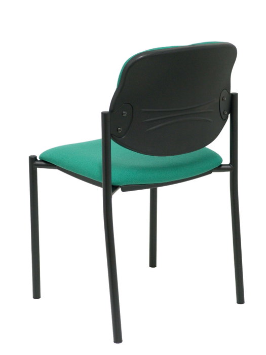 NOWY STYL Silla fija Styl Bali verde esmeralda chasis negro
