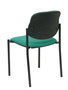 NOWY STYL Silla fija Styl Bali verde esmeralda chasis negro