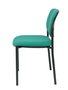 NOWY STYL Silla fija Styl Bali verde esmeralda chasis negro