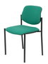 NOWY STYL Silla fija Styl Bali verde esmeralda chasis negro