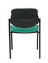 NOWY STYL Silla fija Styl Bali verde esmeralda chasis negro