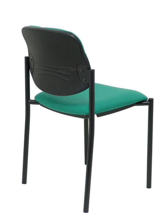 NOWY STYL Silla fija Styl Bali verde esmeralda chasis negro