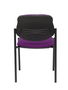 Silla Styl tapizada con Tela color Morado. Sin brazos