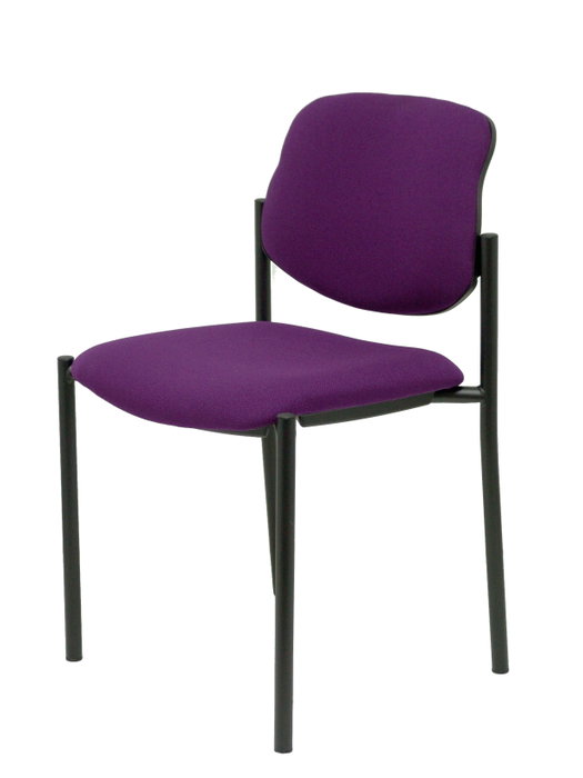 NOWY STYL Silla fija Styl Bali morado chasis negro