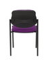 NOWY STYL Silla fija Styl Bali morado chasis negro
