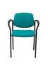 NOWY STYL Silla fija Styl Bali turquesa con brazos