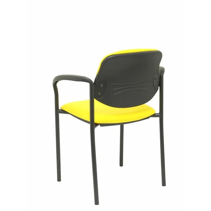 Piqueras y Crespo Silla fija Styl Bali amarillo con brazos