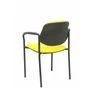 Piqueras y Crespo Silla fija Styl Bali amarillo con brazos