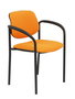 Piqueras y Crespo Silla fija Styl Bali naranja con brazos